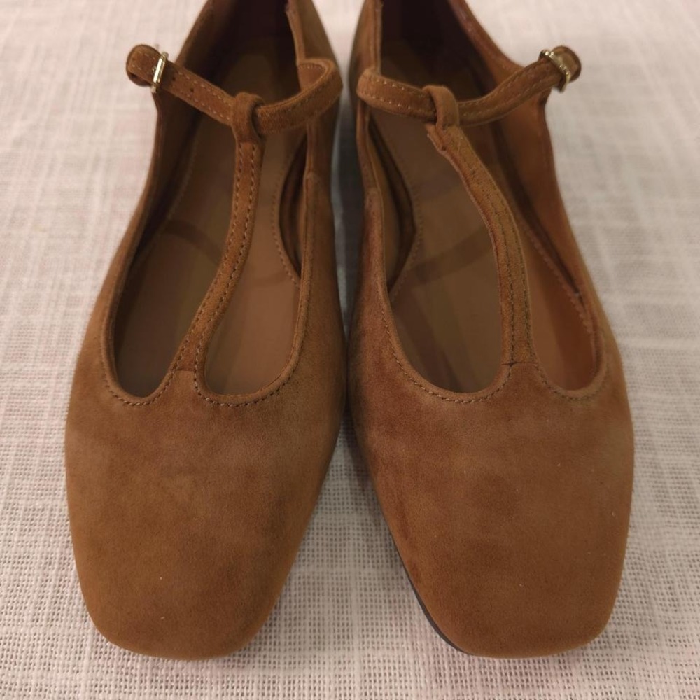 Madewell The Mylie T-Strap Flat - Size 7 - Picture 2 of 8